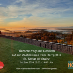Frizzante-Yoga auf der Dachterrasse vom HerrgottHö, St. Stefan ob Stainz