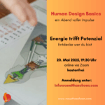 Energie trifft Potenzial - Entdecke wer du bist - Impulsvortrag, online via Zoom