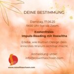 Impulsreading - "Deine Bestimmung ", online via Zoom