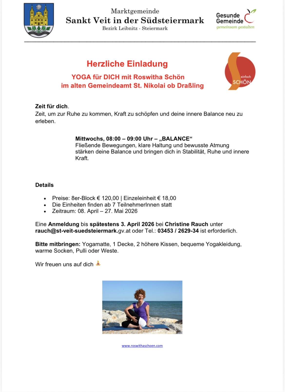 Balance Yoga, St. Nikolai ob Draßling