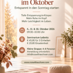 Sonntags-Yin Yoga im Oktober, Seminarium Leibnitz